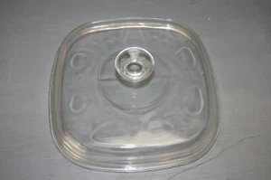Pyrex Dome Glass Lid A12C for Corning Ware 10x10 Inch Square Casserole Clear - Picture 1 of 4