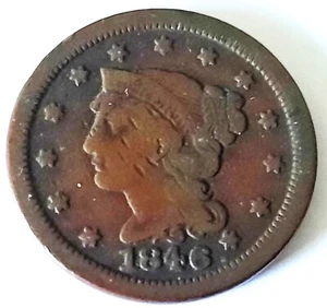1846 Large Penny - Picture 1 of 3