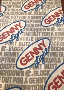Genesee Beer Genny Light Blanket Tailgating Football Blanket Polyester Blend - Picture 1 of 8