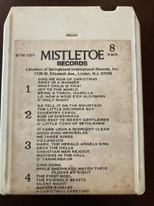 Harry Simeone Chorale The Little Drummer Boy Mistletoe 8 Track tape - Imagen 1 de 6
