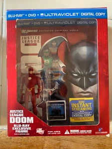 Justice League - Doom (Best Buy Exclusive) (Blu-Ray/DVD/Figurine) BRAND NEW - Picture 1 of 1