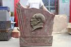 50 Leader Bronze Great Mao ZeDong chairman Art Statue Screen Shelf copper medal
