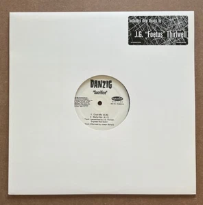 Danzig - Sacrifice ULTRA RARE promo white label 12" vinyl record w/ mixes '96 - Picture 1 of 2