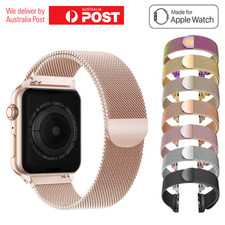For Apple Watch Series 5,4,3,2,1 Milanese Magnetic Stainless Steel iWatch Band