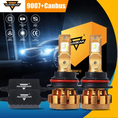 For Chrysler Town & Country 96-05 9007 LED Headlight Bulbs High Low Beam CANBUS - Image 1 of 4