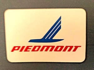 Vintage Piedmont Airlines Label Airways Luggage Sticker - Picture 1 of 4
