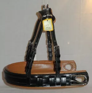 Ideal Equestrian Luxus Leder Fahren Pony Größe Single London Brustkragen Set - Bild 1 von 12