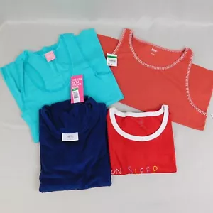 Lot 4pc Jenni, Hue Pajama Tops & Cami Sleep Shirts Jennifer Moore - Large #139 - Picture 1 of 14