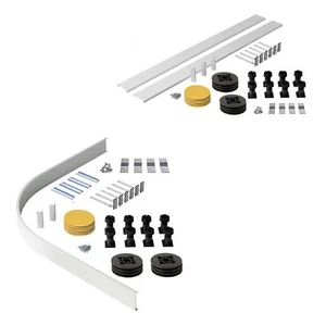 Easy Plumb Shower Tray Riser Kit Shower Enclosure Plinth Adjustable Feet Legs - Picture 1 of 9