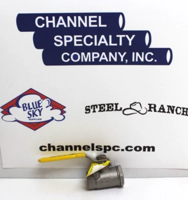 1/2" 2,000# Apollo 316 Stainless Steel Ball Valve - Image 1 of 3