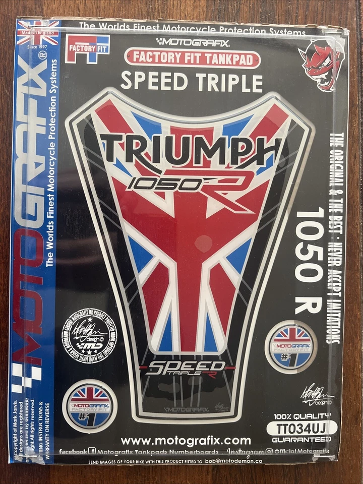 Calcomanía protectora de pintura Triumph Speed Triple 1050 R 2016 17 18 almohadilla protectora de motocicleta Foto 1 de 1