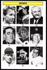 1985 KTO #25 Phil Niekro, Wrestling... Whoozit? Game Cards Per Photos - Picture 1 of 2