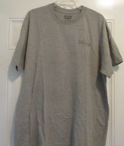 Mens Gildan T-Shirt Grey Size XL LoJack - Picture 1 of 3