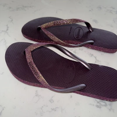 Havaianas Slim 人字拖 37 - 38 闪耀梅 — 第 1/4 张图片