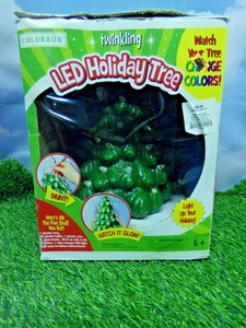 Handmade Holidays LED Christmas Tree Painting Kit Decoration Lights Craft used - Picture 1 of 6