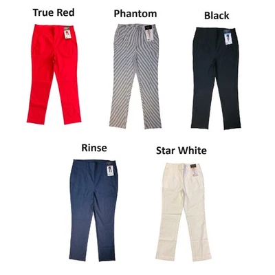 Rafaella Women's Stretch Pull On Elastic Waist Ankle Pant - Image 1 of 2