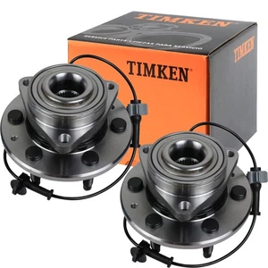 Par de bujes de cojinetes de rueda delantera Timken 4x4 para Chevy Silverado 1500 GMC Yukon 6 tacos - Imagen 1 de 10