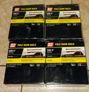 20 pounds POLE BARN NAILS Grip-Rite 4" Free shipping - Picture 1 of 2