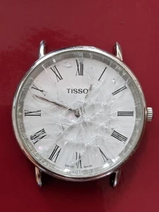Tissot Swiss Made Armbanduhr Elegant T380K Ziffernblatt Glas Defekt Bastler - Bild 1 von 3