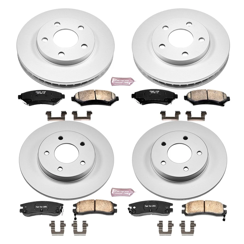PowerStop CRK2556 Brake Kit For Pontiac Bonneville 2000-2005 Front Rear Foto 1 de 4