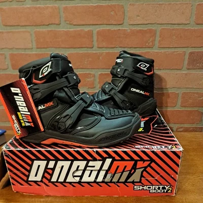 Botas cortas de equitación O'Neal MX 2 para hombre talla 8 moto de cross negras nuevas Foto 1 de 4
