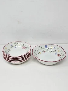 Juego de 7 cuencos de postre de frutas Johnson Brothers Summer Chintz y 1 tazón de cereal - Imagen 1 de 9