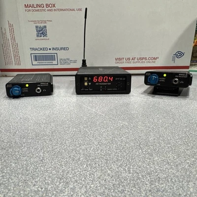 Lestronics IFB System mit 2 Empfängern Block 26 Freq. 665.6-691.1 - Bild 1 von 4