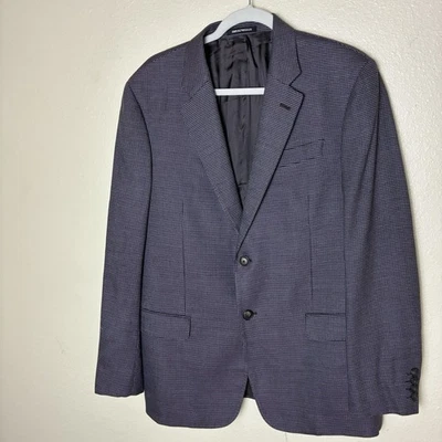 Emporio Armani G Line Blazer blue Burgundy Textured Size 40 See Size Chart - image 1 of 4