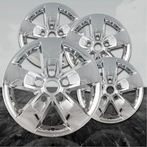 17" 4pc Chrome Wheel Skins (Set of 4) for 2013-2019 Dodge RAM 1500 - Picture 1 of 4