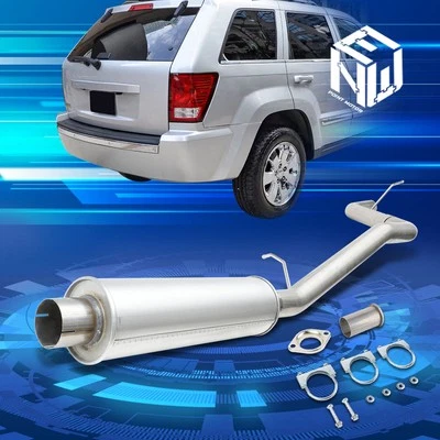 Para 05-10 Jeep Grand Cherokee 4.7/5.7L 3" Punta Silenciador Carreras Escape Catback Foto 1 de 4