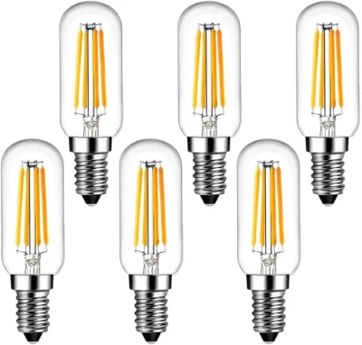E14 LED Bulb 4W Equal 40W LED Candelabra Bulb Warm White 2700K T6 Clear Vintage  - Image 1 of 4