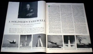 GENERAL OMAR BRADLEY 1953 SOLDIER’S FAREWELL * A COLD-WAR INTERVIEW - Picture 1 of 1