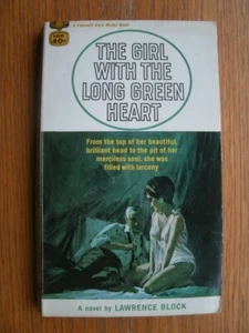 Lawrence Block Girl with the Long Green Heart Gold Medal k1555 1st ed SC SIGNED - Picture 1 of 4