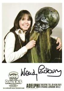 Doctor Who Autograph: WENDY PADBURY Genuine Signed Cast Card - Picture 1 of 1