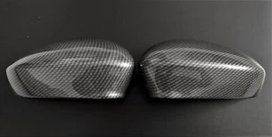 CUBIERTAS DE ESPEJO EFECTO FIBRA DE CARBONO PARA FIAT 500 595 695 ABARTH SPORT TURISMO - Imagen 1 de 2