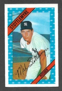 Kellogg's 1972 3D #50 Mel Stottlemyre Nueva York Yankees (sin grietas) casi nuevo + A - Imagen 1 de 2