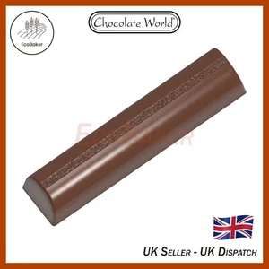 CW12127 – Chocolate World – Small Bar Twisted Thing Polycarbonate Mould - Picture 1 of 5