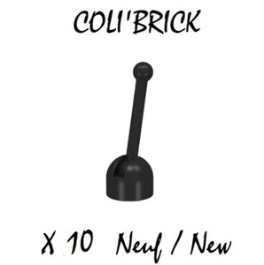 lego 4592c02 - 10x Levier Manette Antenne / Lever - Noir / Black - 73587 New - Imagen 1 de 1
