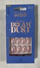 KISS Gel Fantasy Dream Dust Glue On Nails SHORT PINK Glitter 28ct #92278 FD03X