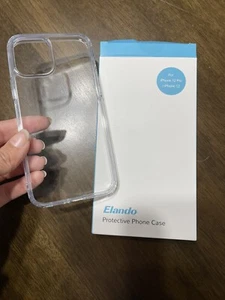 Elando Clear Protective Phone Case iPhone 12 - Zdjęcie 1 z 5
