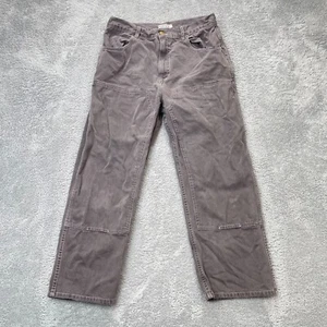Rudy Jude Jeans Damen 5 grau Denim Arbeit Doppelknie Utility gerades Bein - Bild 1 von 9