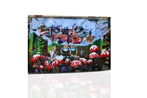 Alice In Wonderland Graffiti VI  - CANVAS OR PRINT WALL ART - Picture 1 of 4