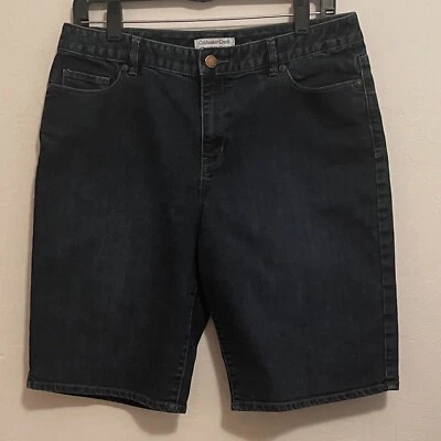 Pantalones cortos de mezclilla para mujer Coldwater Creek ajuste natural talla 10 Foto 1 de 4