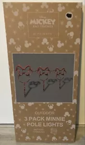 PRIMARK DISNEY OUTDOOR CONFEZIONE 3 MINNIE POLE USO TOPOLINO NATALE LUCI DI NATALE NUOVO CON SCATOLA - Foto 1 di 12