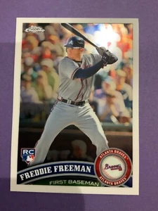 2011 Topps Chrome Freddie Freeman Rookie Card RC Braves Invest or Grade ♨️♨️*209 - Picture 1 of 6