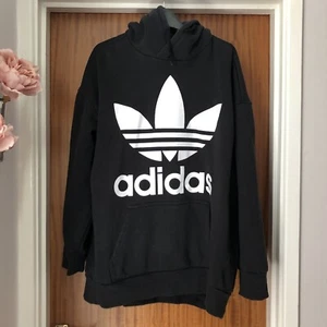 Adidas Mens Black Sports Hoodie - Picture 1 of 8