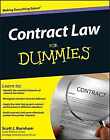 Contract Law for Dummies - Paperback, by Burnham Scott J. - Very Good
