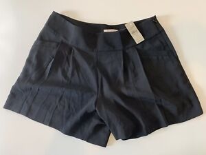 NEW Ann Taylor Loft Dressy Shorts Women's Size 4P Solid Black $49