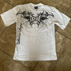 Men Women Tapout Short Sleeve Y2K Hip Hop Skate Loose Print Street T-Shirt New - Picture 1 of 14