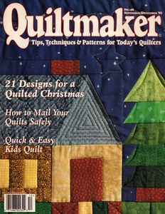 Quiltmaker Christmas Designs Magazin November Dezember 1993 Techniken Muster - Bild 1 von 2